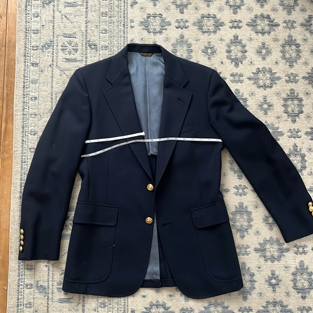 Juster’s of Minneapolis - Vintage 1981 Navy Blue Blazer Jacket - Size 38S